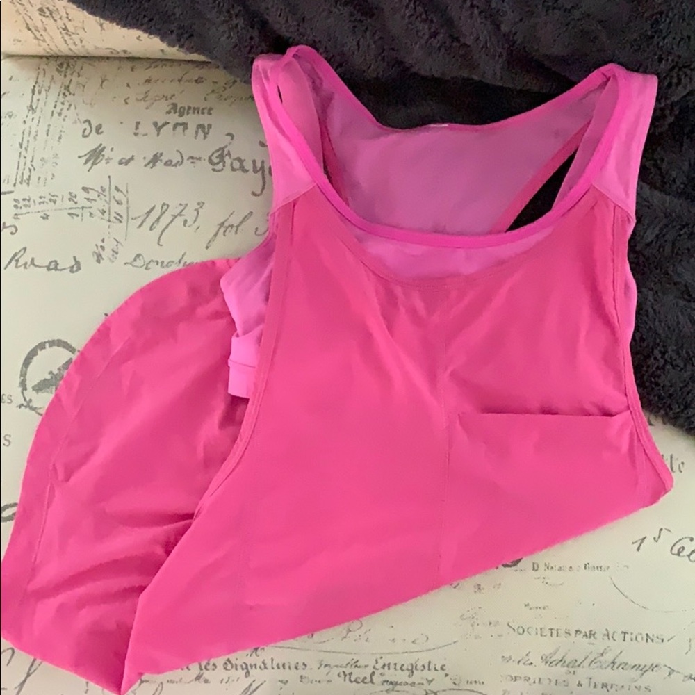 Lululemon Tank top with sports bra incorporated